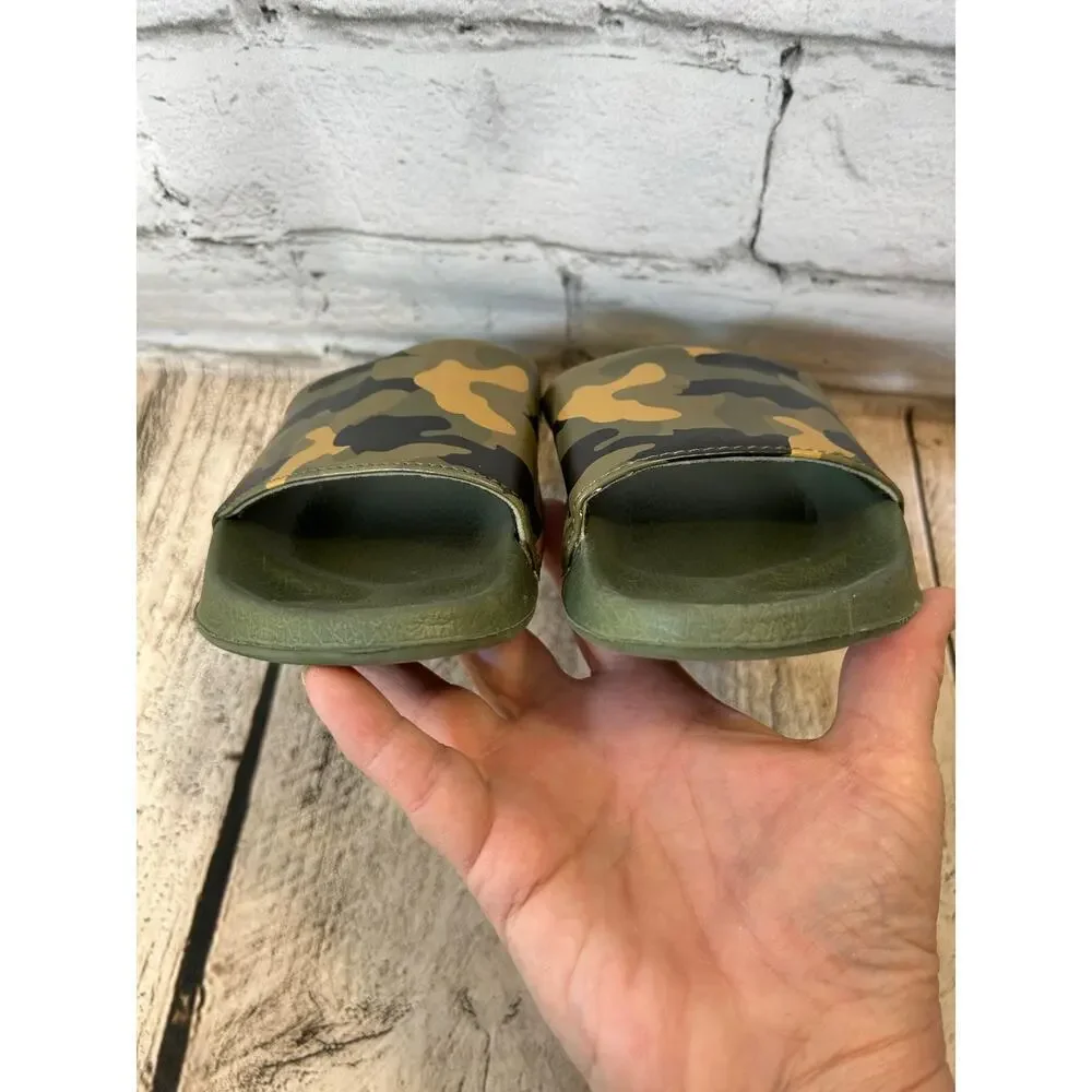 CAPELLI Unisex Child Camouflage Print Slide Sandals / Size: 12-13